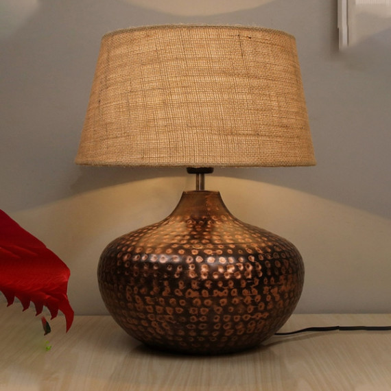 https://weavestyle.in/products/brown-antique-hammered-table-lamp-with-jute-shade