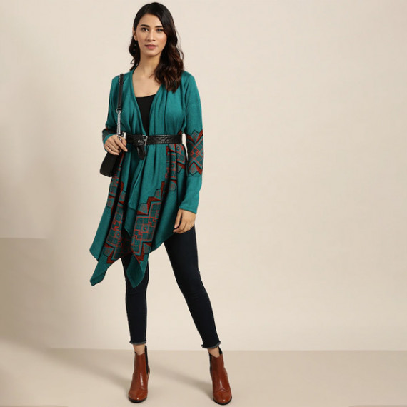 http://126822.m1110.group/products/women-teal-green-black-geometric-patterned-longline-waterfall-shrug