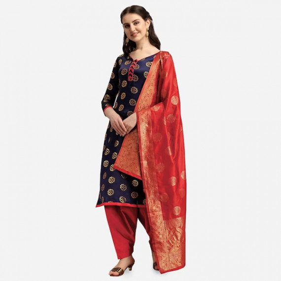 https://weavestyle.in/vi/products/navy-blue-red-woven-design-banarasi-unstitched-dress-material