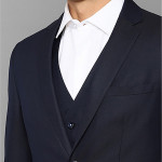 Men Beige Single Breasted Two Piece Suit