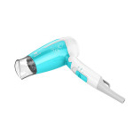 Foldable Hair Dryer; 3 Heat (Hot/Cool/Warm) Settings including Cool Shot button; Heat Balance Technology (Turquoise)