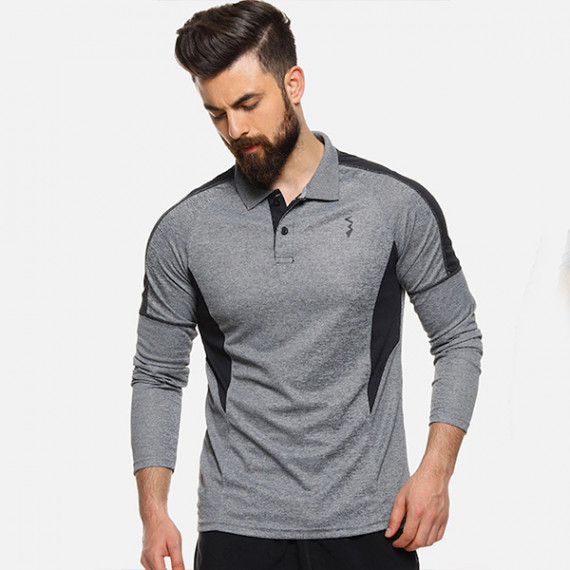 https://weavestyle.in/products/men-grey-black-colourblocked-polo-collar-t-shirt