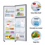 253 L 2 Star Inverter Frost-Free Double Door Refrigerator (RT28A3032GS/HL, Gray Silver)