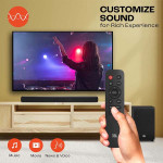 Cinema SB271, Dolby Digital Soundbar with Wireless Subwoofer for Extra Deep Bass, 2.1 Channel Home Theatre with Remote, HDMI ARC, Bluetooth & Opti