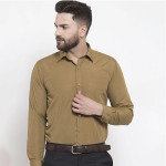 Men Slim Fit Solid Formal Shirt