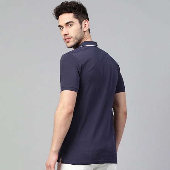 https://weavestyle.in/products/men-navy-blue-solid-polo-collar-t-shirt