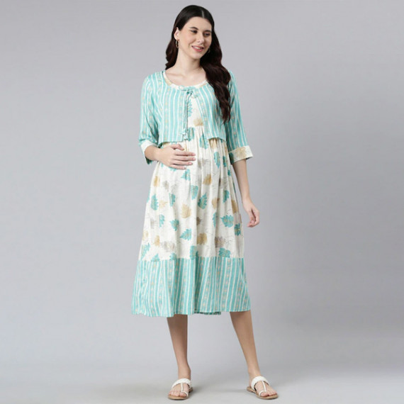 https://weavestyle.in/products/women-off-white-green-floral-maternity-a-line-midi-dress