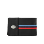 Unisex Black Solid Two Fold Wallet