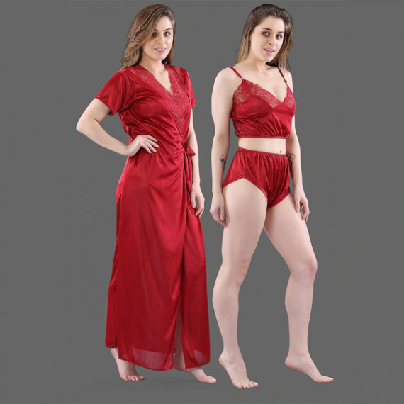 https://weavestyle.in/products/women-maroon-solid-satin-3-piece-nightwear-set