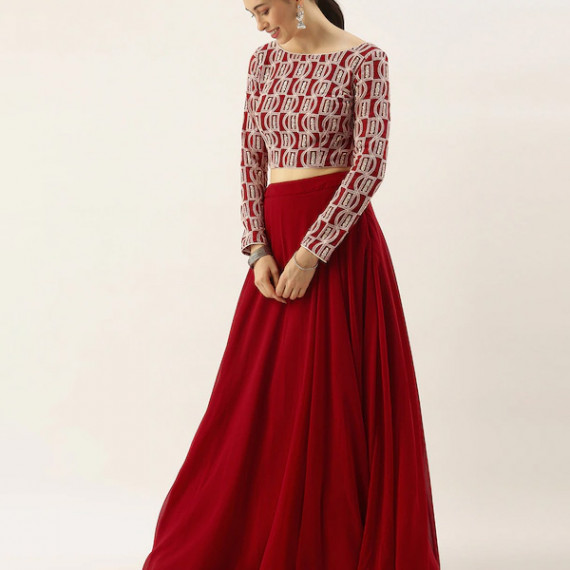 https://weavestyle.in/products/maroon-embroidered-thread-work-ready-to-wear-lehenga-blouse-with-dupatta