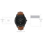 Analog Black Dial Men's Watch